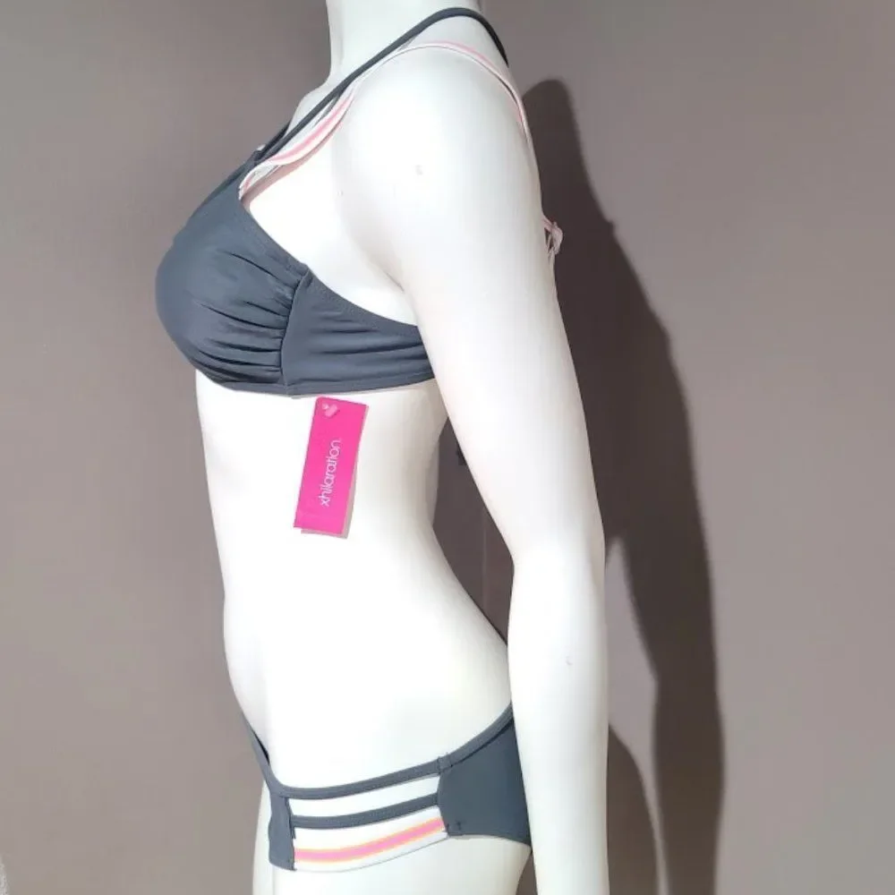 Xhilaration Sport Elastic Bralette Bikini Set - Picture 4 of 9